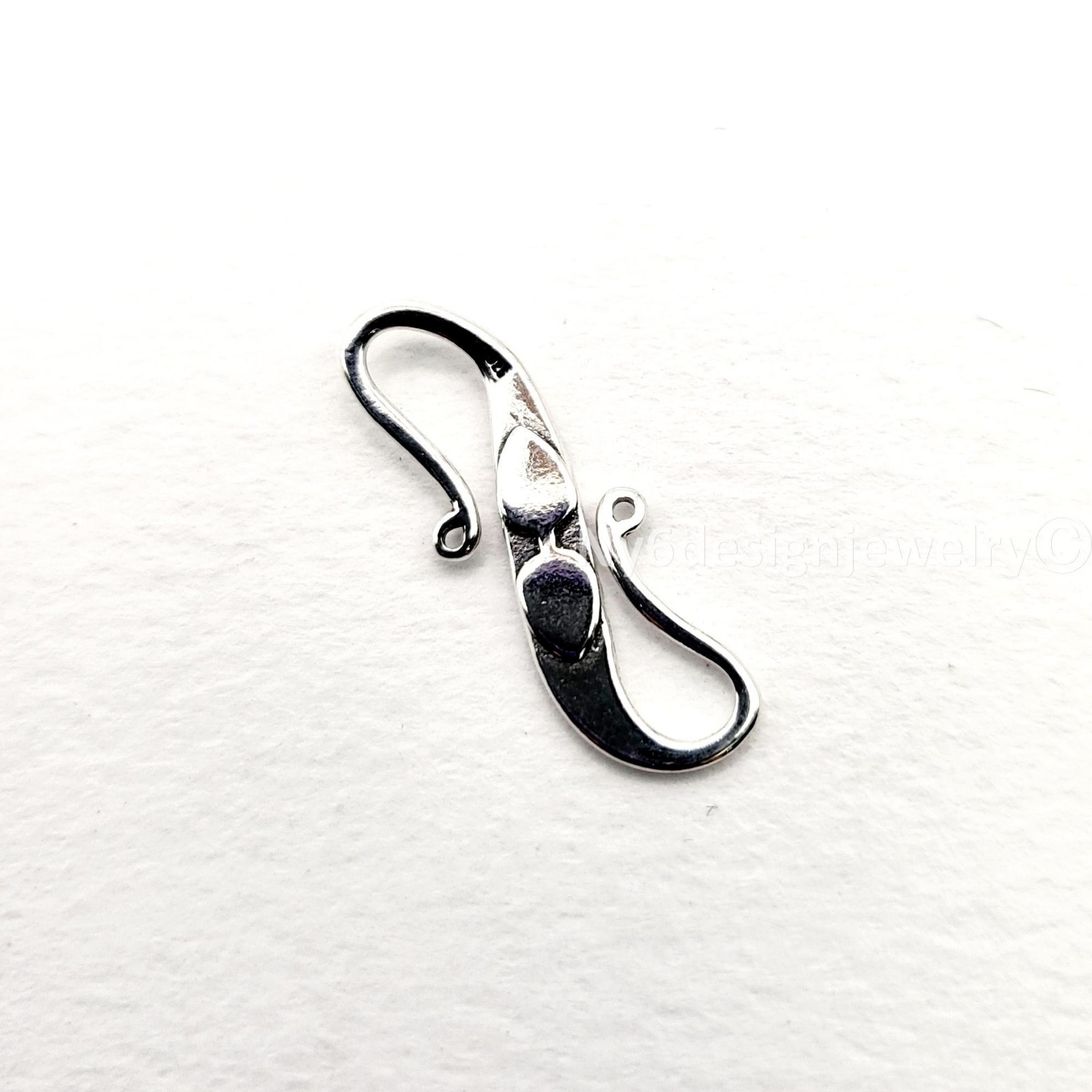 Sterling Silver S Hook Clasp Jewelry Finding 14-35mm REAL 925 Free Shipping