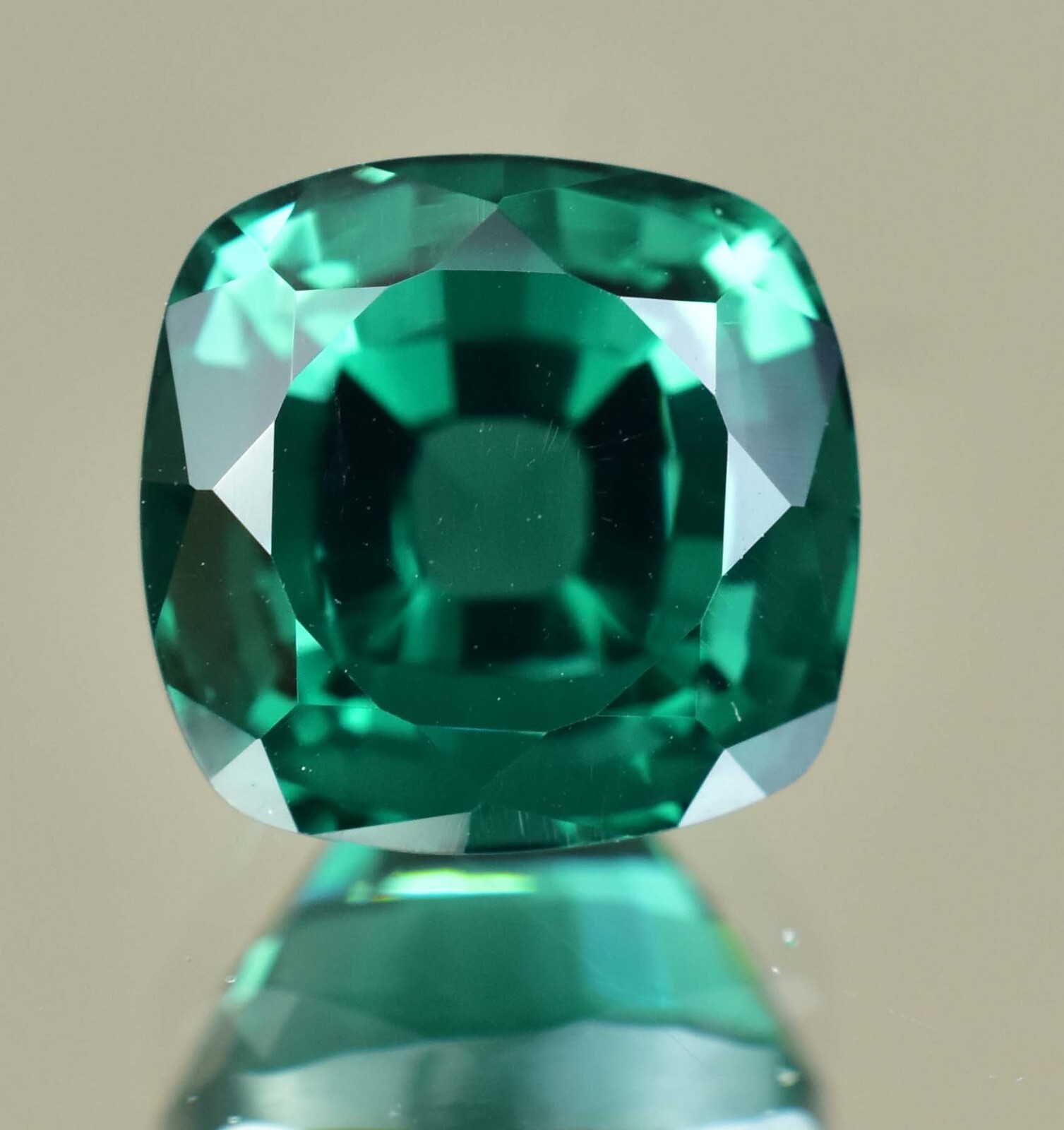 Natural Green Emerald 12.00 Ct Cushion Cut AGL Certified Stunning Loose Gemstone