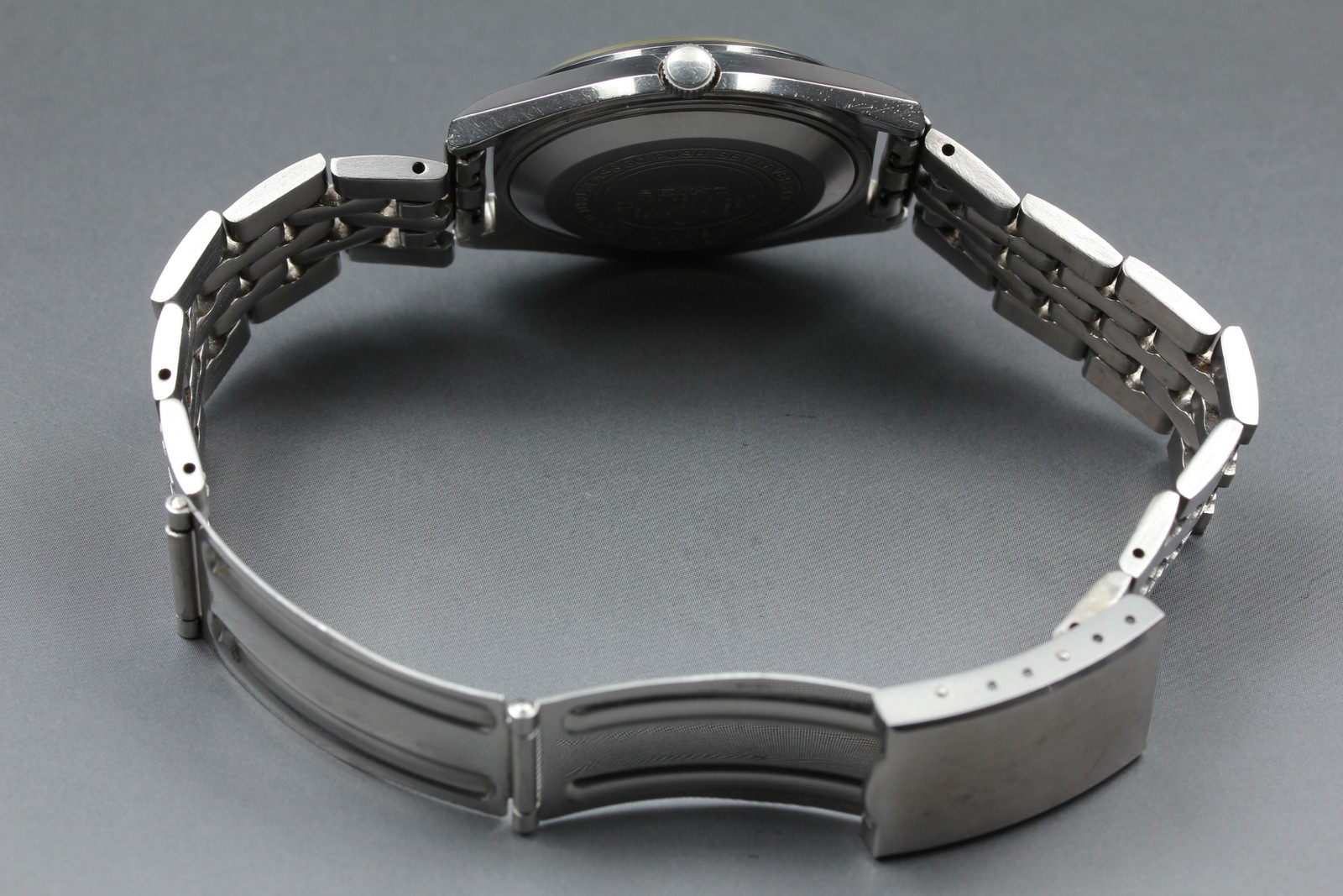 Vintage 【Exc+5 】 Seiko Lord Matic 5606-7010 Day Date Silver AT Men’s Watch Japan