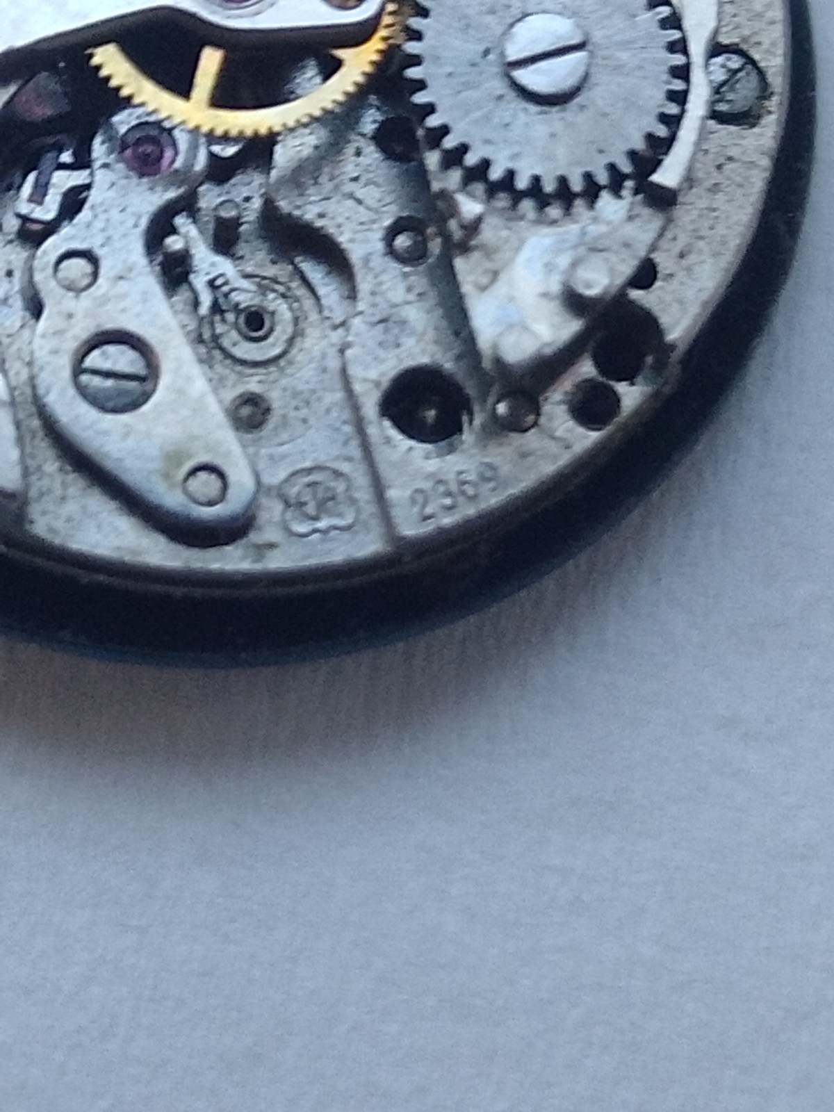 ETA 2369 Movement Incomplete – Not Working – Only For Spare Parts/Repair