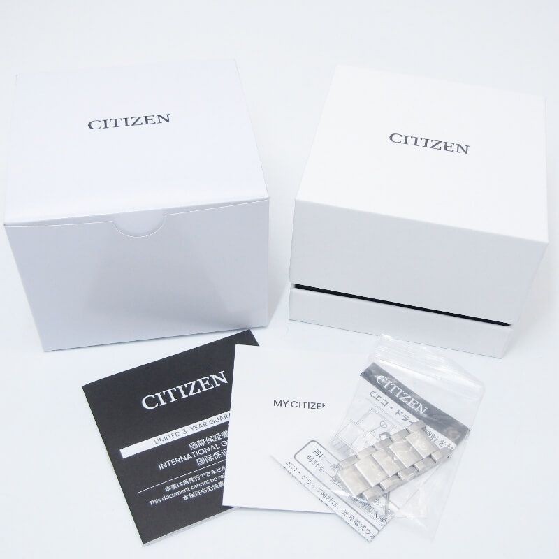 Citizen CA4600-89E Solar Chronograph Watch 43mm Stainless wrist 16cm/6.3in