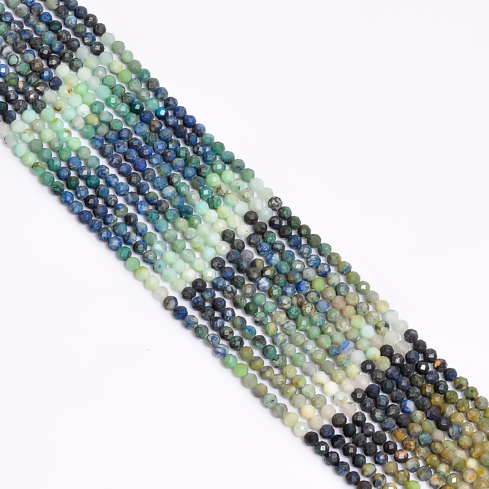Natural Shattuckite Gemstone Rondelle Shape Faceted Beads 3X3mm Strand 13″ EB277