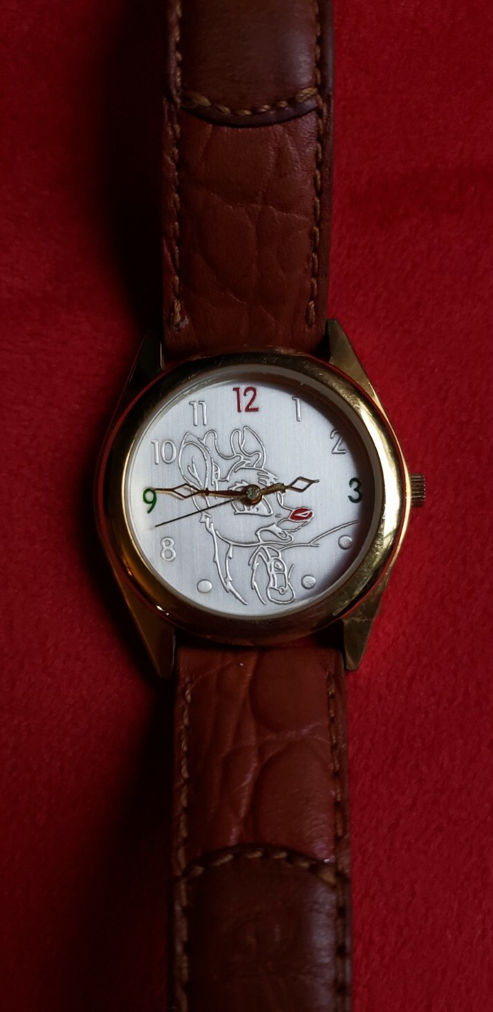 RUDOLPH THE RED NOSE REINDEER LMTD EDITION 1993 VINTAGE WATCH FAB CHRISTMAS GIFT