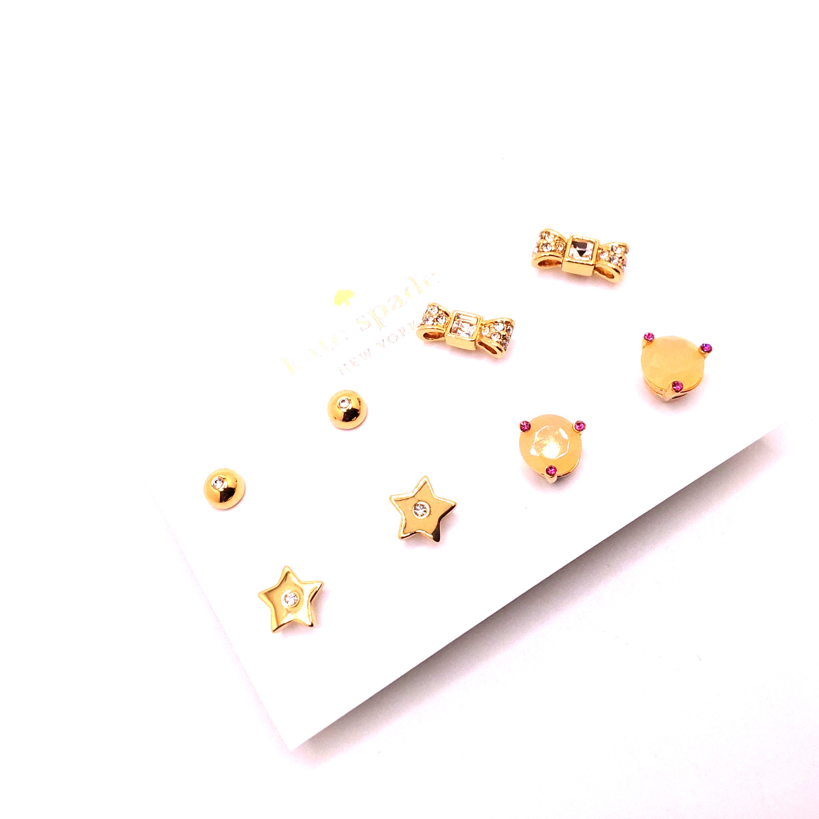 Kate Spade New York Four Beautiful Assorted Pairs Stud Earrings