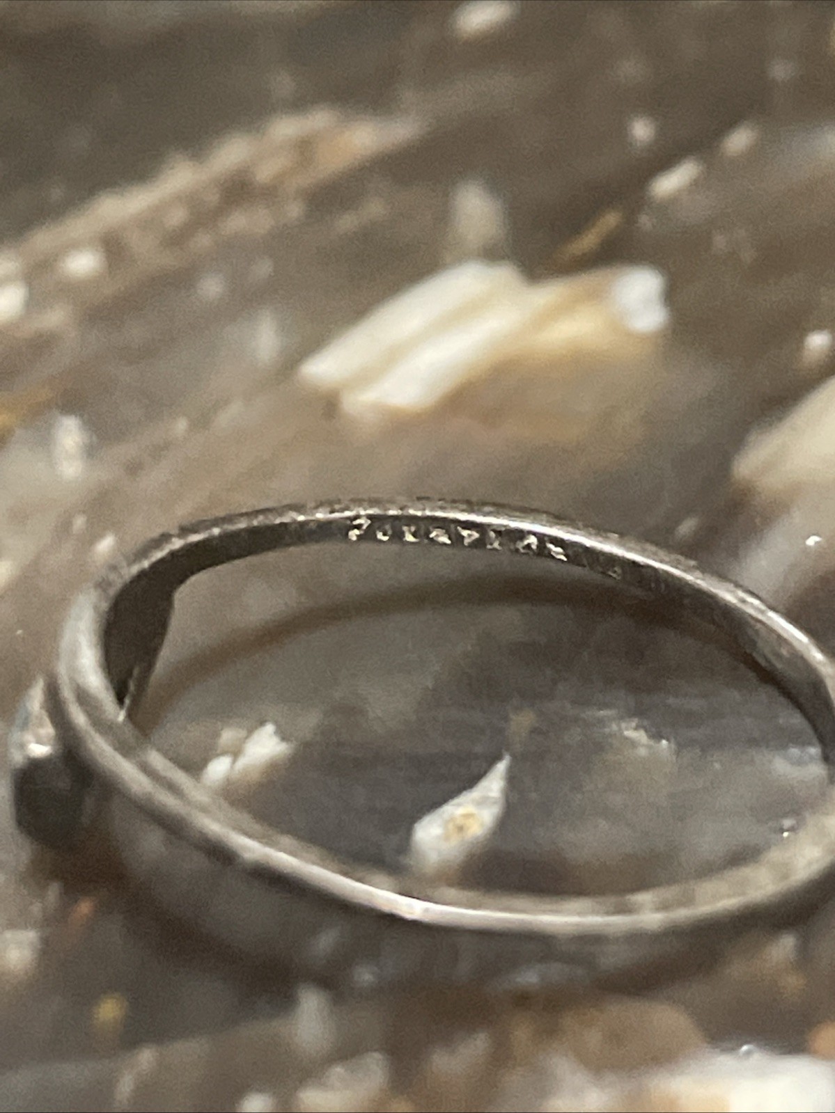 Pura Vida Costa Rica Designer Signed Sterling Silver Turquoise Ring Size 6.25