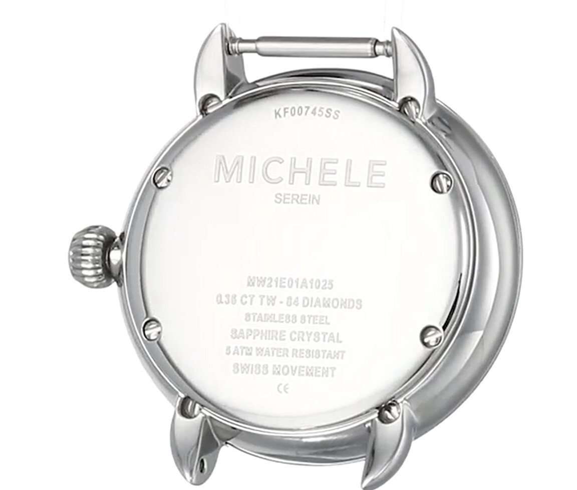 NEW Michele Serein Petite 28mm Diamond Watch Swiss Quartz MW21E01A1025 $1715.0