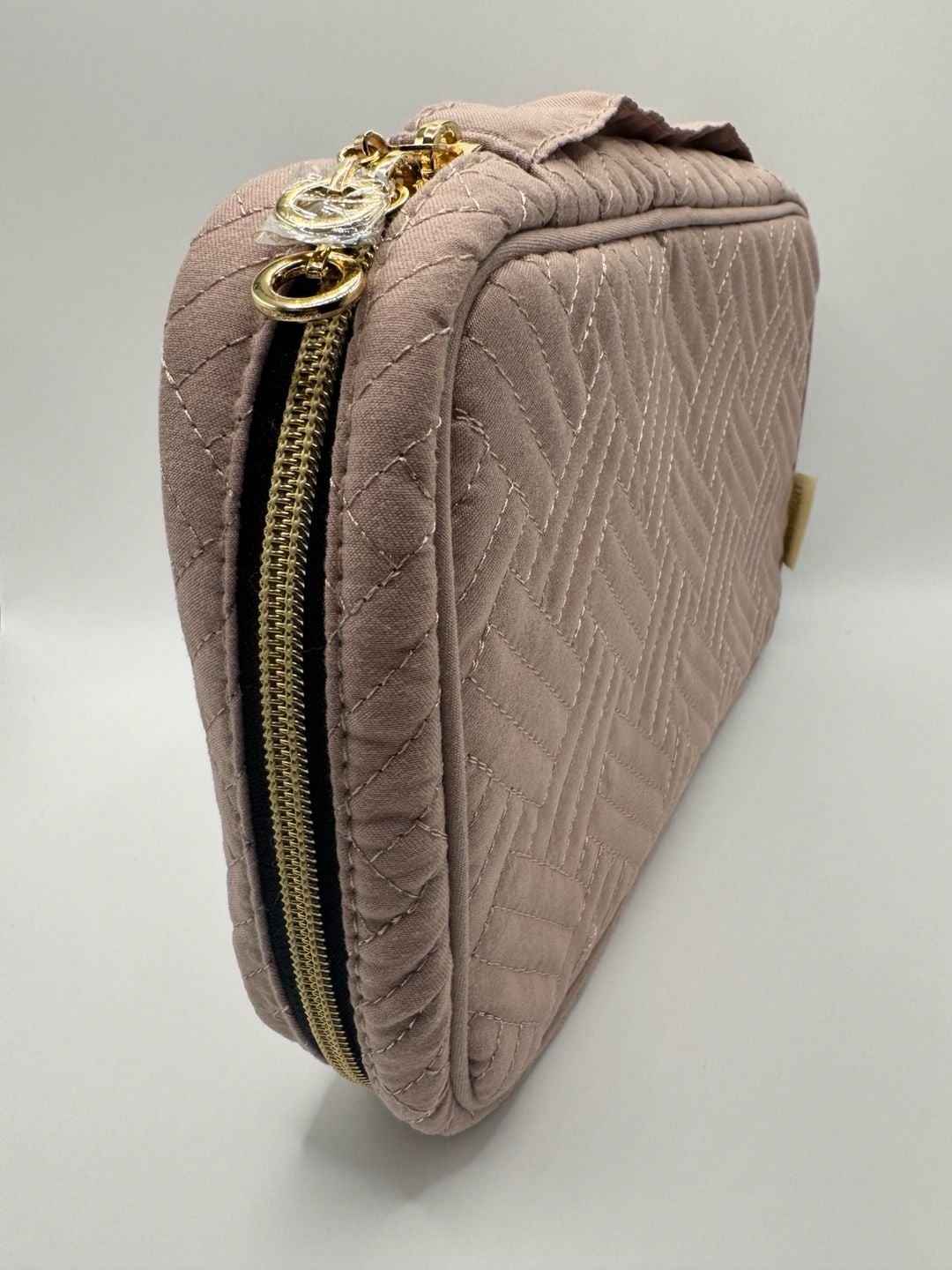 BAGSMART Quilted Travel Jewelry Organizer Case