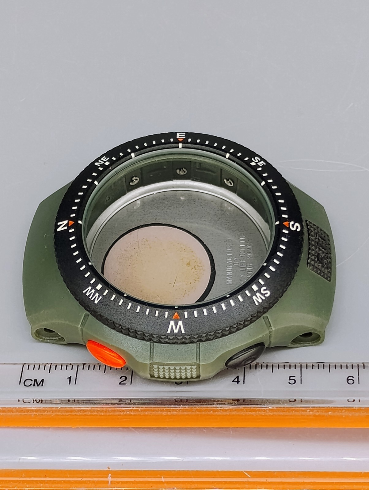 5.11 Tactical Series Watch Parts Case Only model 59245 Green with Compass Bezel