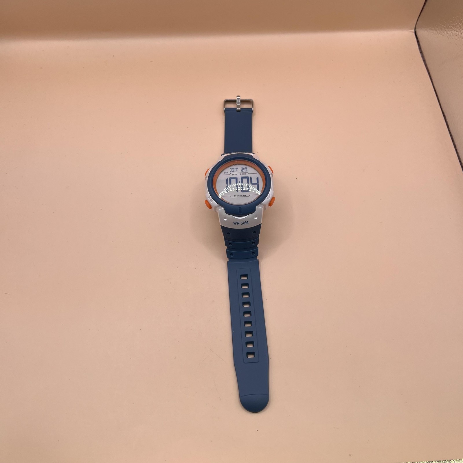 SKMEI Digital Sport Watch WR 50M Dual Time Countdown Blue 2304 Silicone