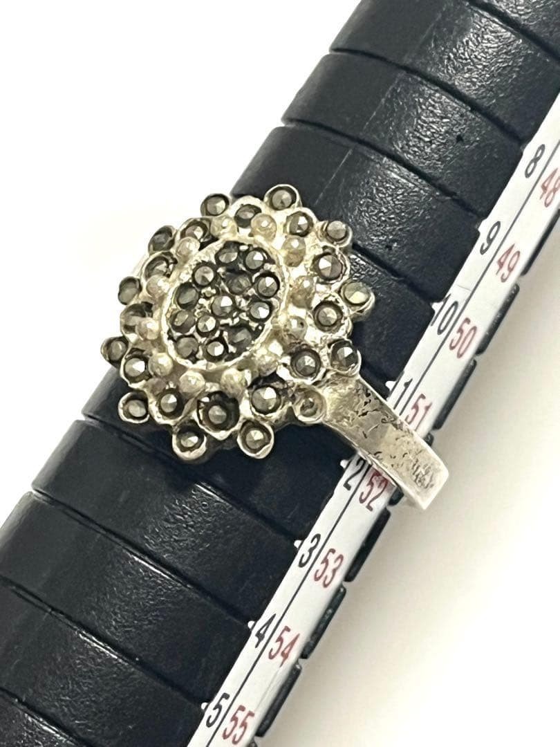 SV925 Silver Ring with Stone US6–6.25 Elegant Design