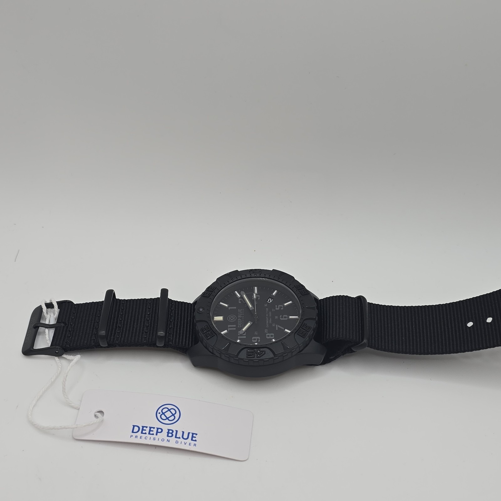 Deep Blue Men’s Daynight PC Automatic Watch Black Dial 44mm T 100
