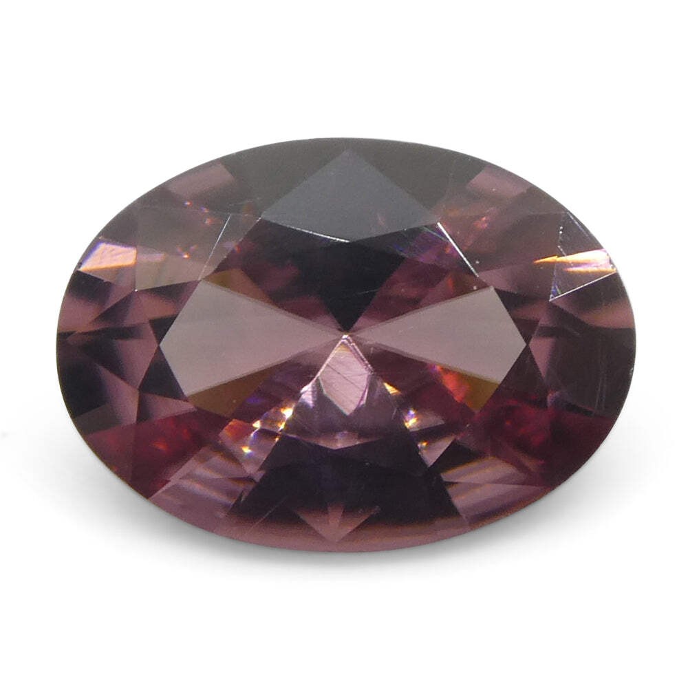 0.95ct Natural Earth Mined Oval Master Brilliant Cut Pink Zircon from Sri Lanka