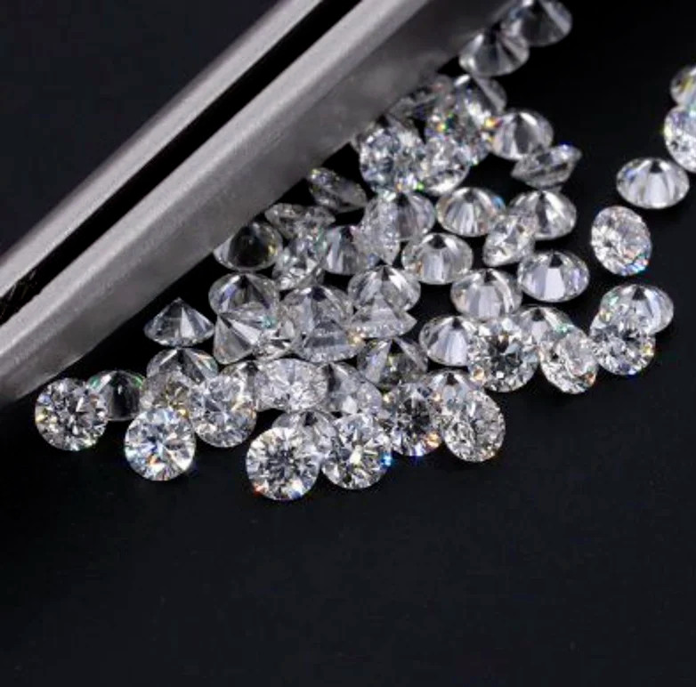 Natural White Zircon 4 mm Round Cut 40 Pcs Certified Loose Gemstone Lot + Gift