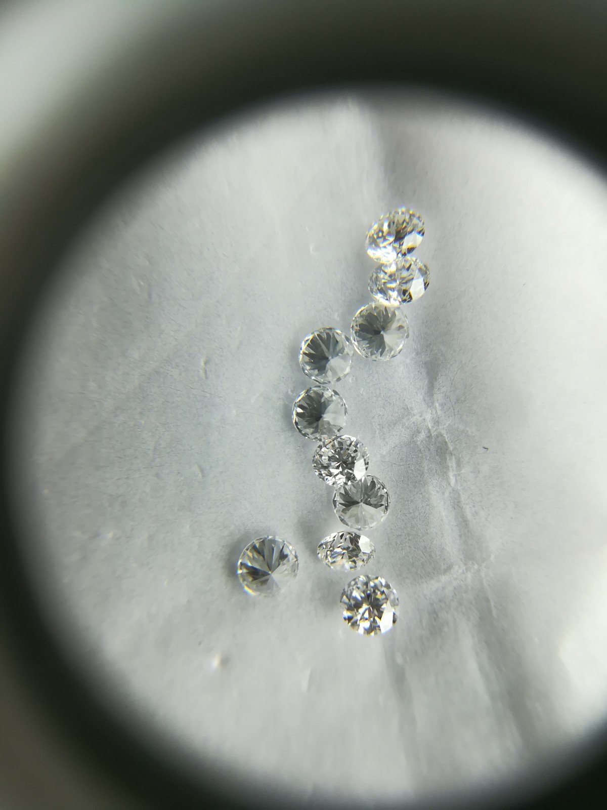 1.40 mm CVD / HPHT Loose Lab Created Diamonds TCW 1.00 , DEF, VVS-VS Clarity