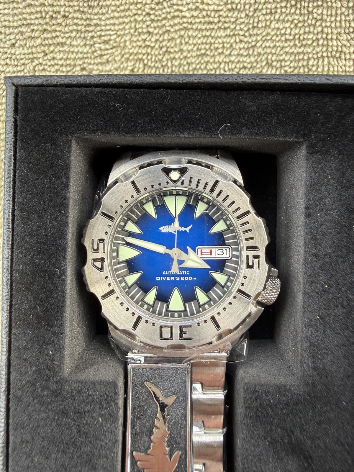 HEIMDALLR SHARKTOOTH MONSTER Blue Dial