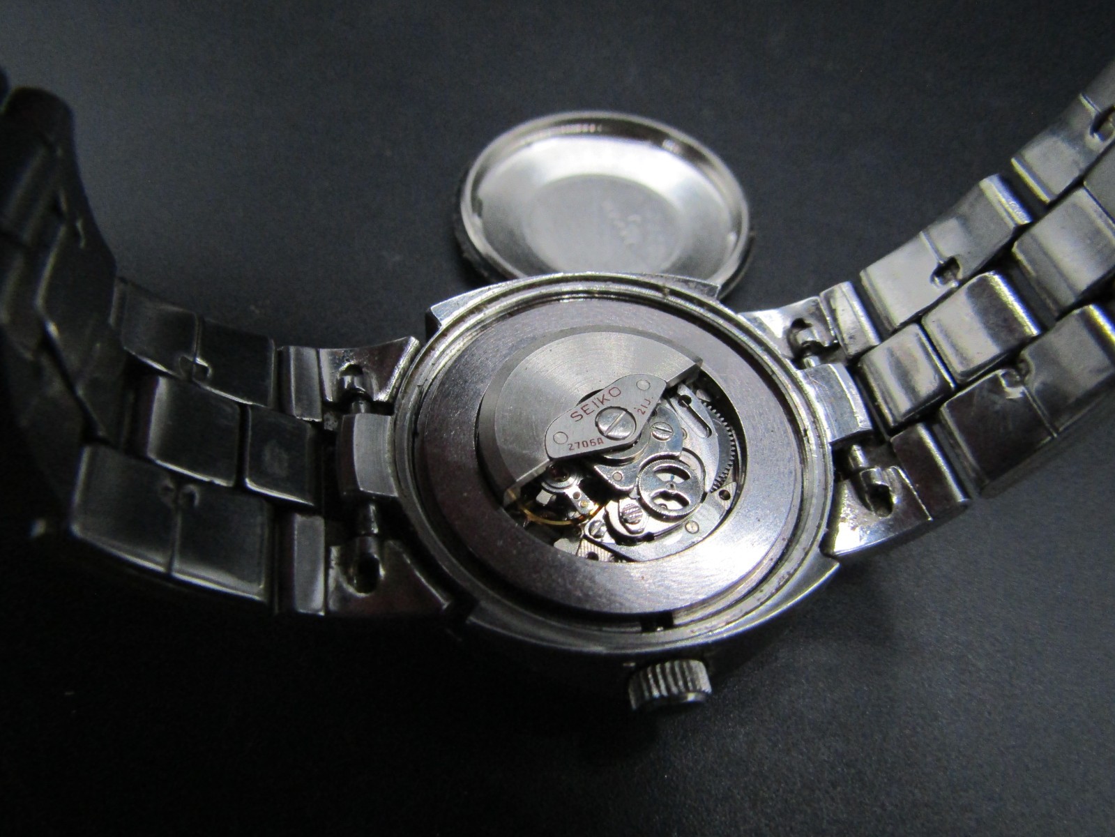 Vintage Rare Seiko Diamatic Hi-Beat Eyeball 2706-7020 Automatic 21 Jewel Watch