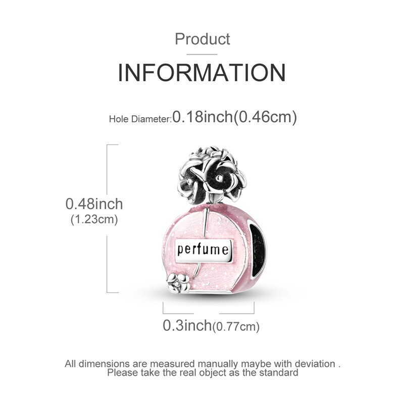 MULA New European Silver Plated Charm Enamel Camellia perfume For Women Bracelet