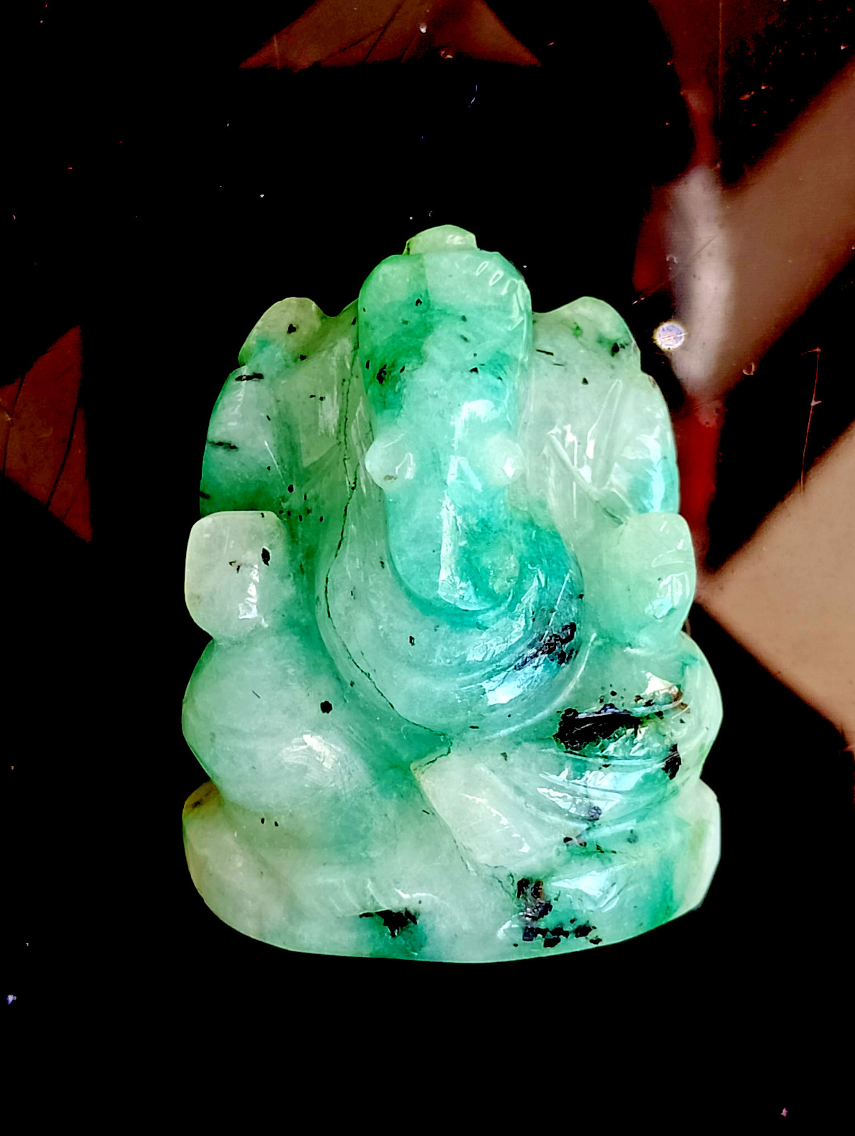 302.75 Ct Emerald Green Ganesh