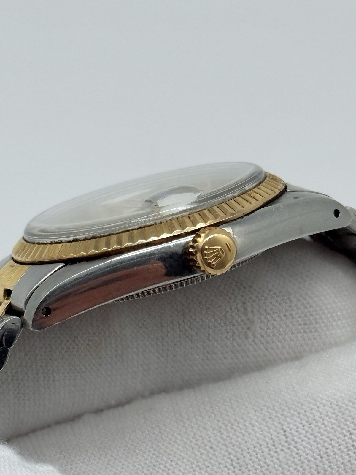 TUDOR Prince OysterDate 74033 Stainless Steel / Yellow Gold 34mm (Rolex Crown)