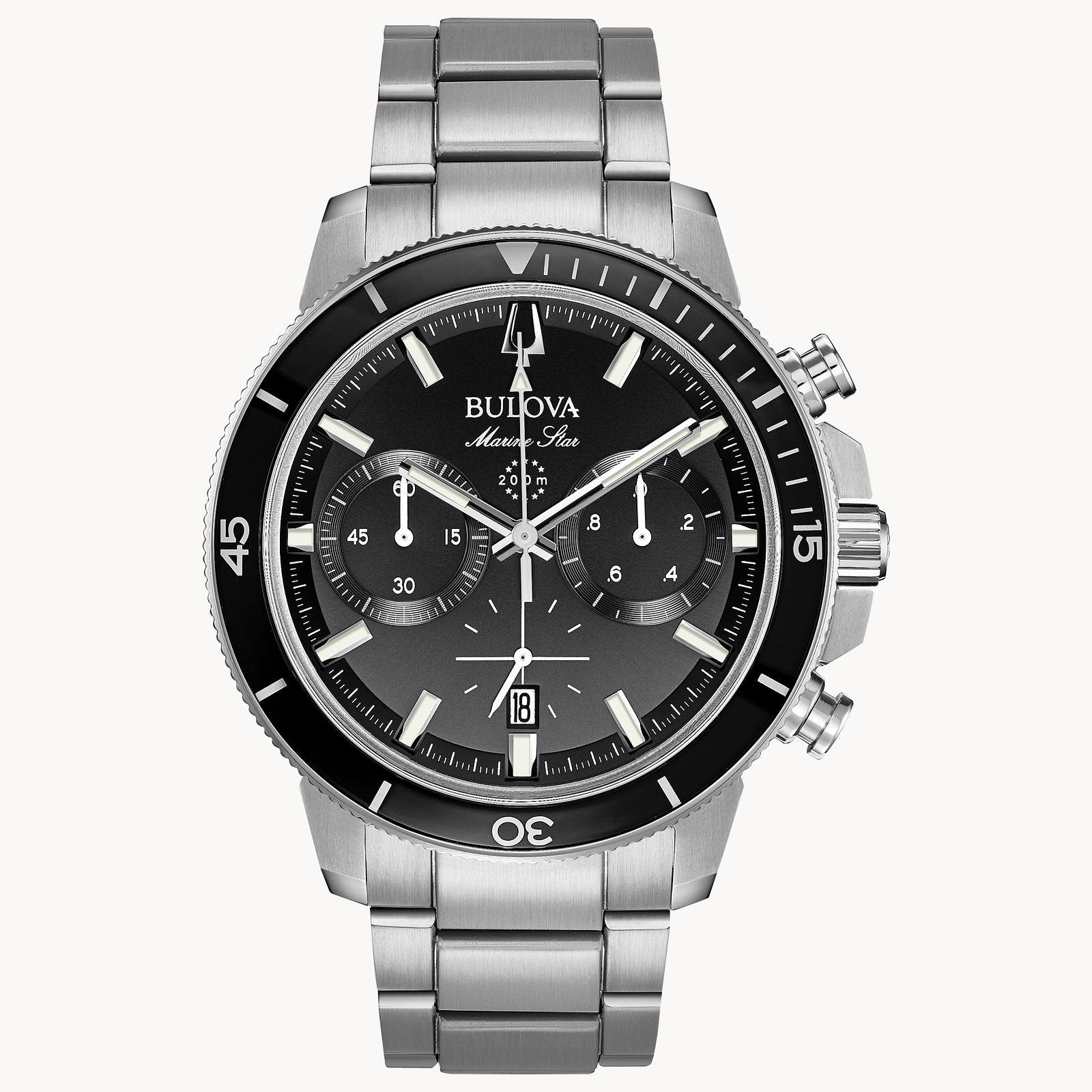 96B272 Bulova Marine Star Quartz Diver’s 200M Men’s Watch