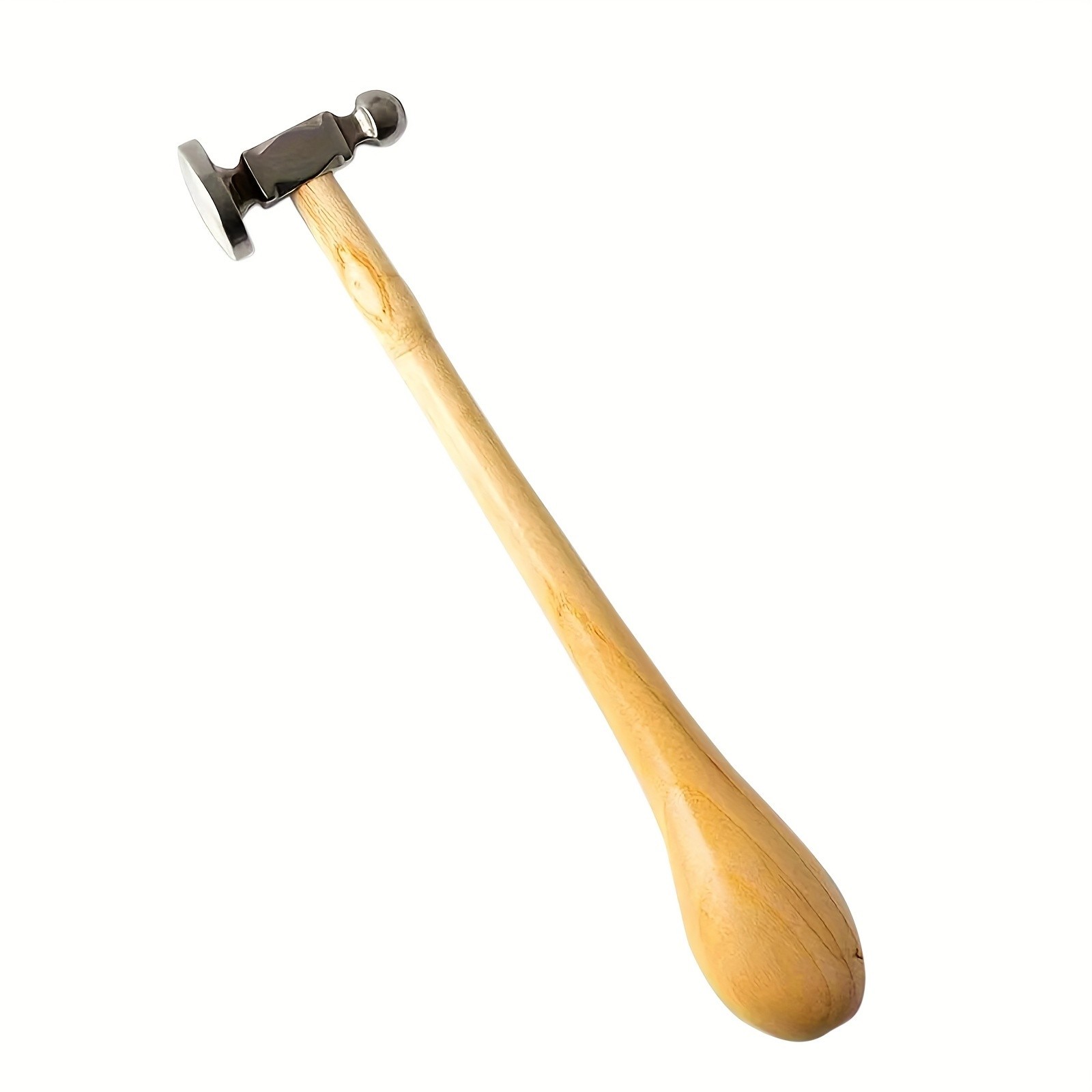 Jewelry Making Double-Headed Hammer – Wood Handle for Metal Shaping & Crafting