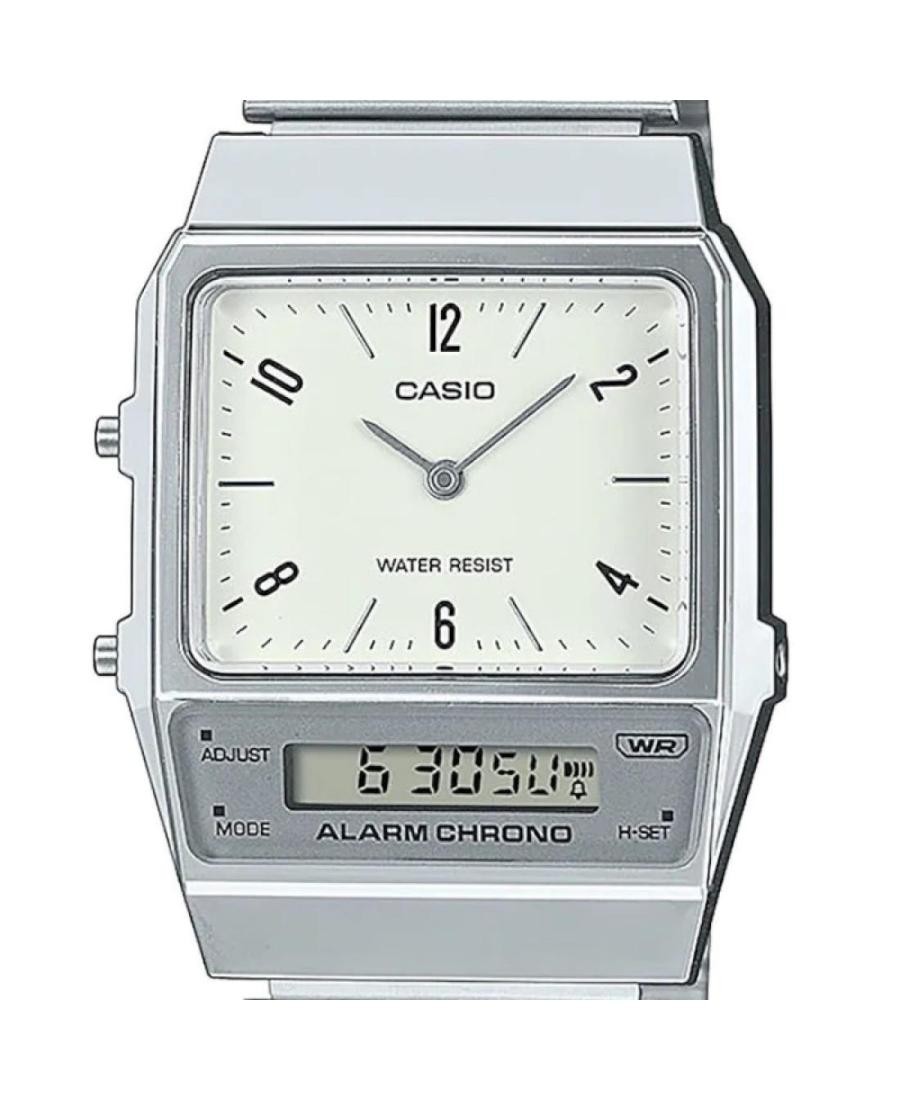CASIO Men Analog Quartz Casual Watch Classic Dress White Dial Waterproof Rectang