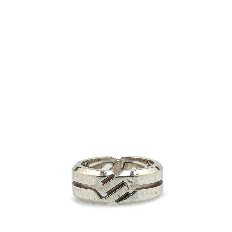 Gucci Knot Ring SV925 Silver US 3.5 Women Jewelry 135288