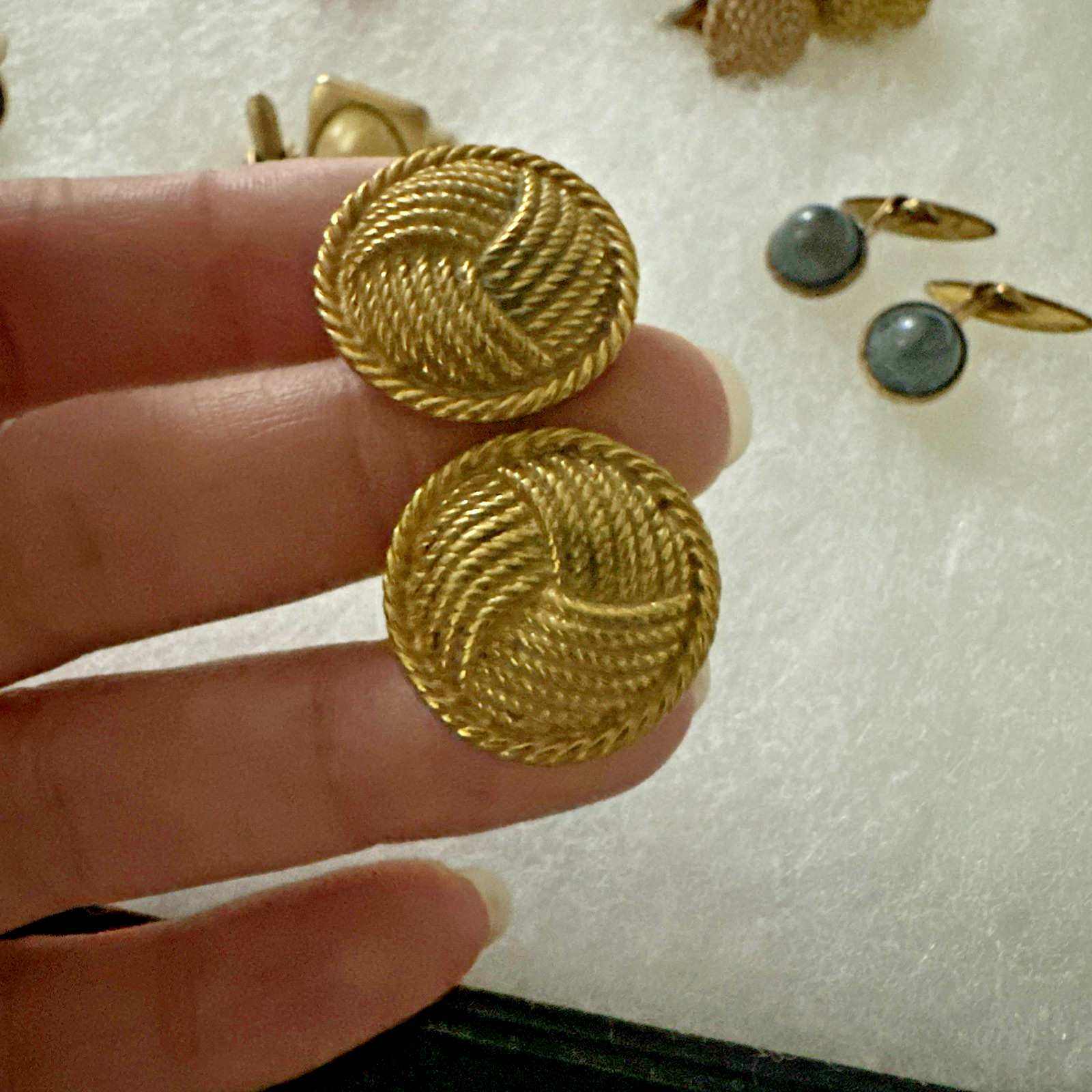 Choose what you want — 9 sets of cufflinks; Mixed designs