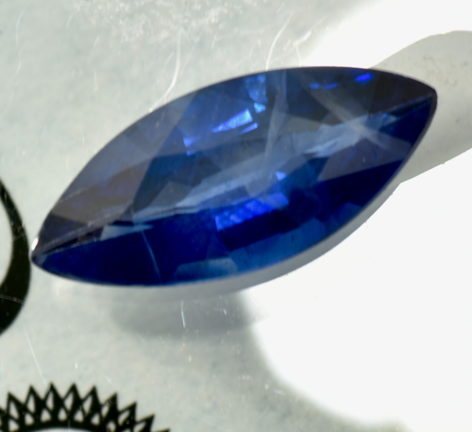 G I A Certified 1.83 ct. Natural Blue Sapphire Loose Marquise