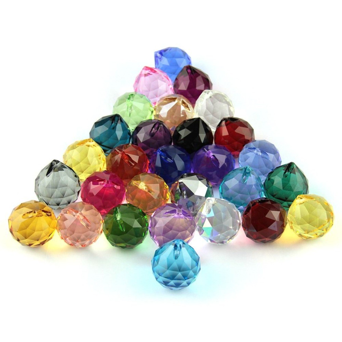 20mm Faceted small crystal balls for chandeliers