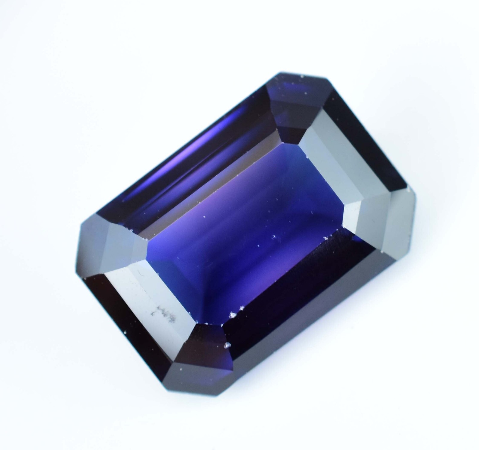 Natural Boysenberry Sapphire 19.40 Ct Treated Certified Octagon Loose Gemstone
