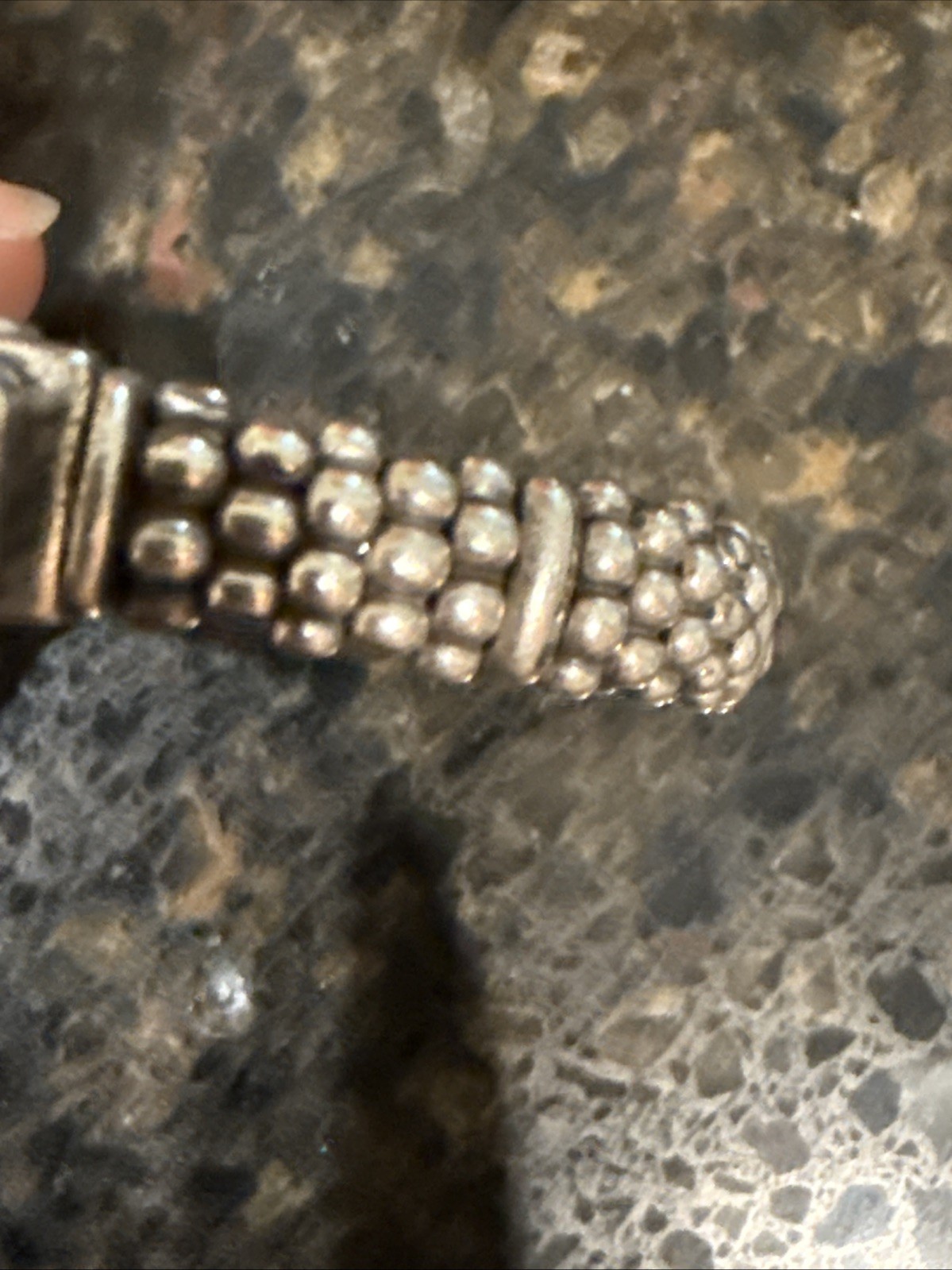 LAGOS Caviar Sterling Silver Station Bracelet