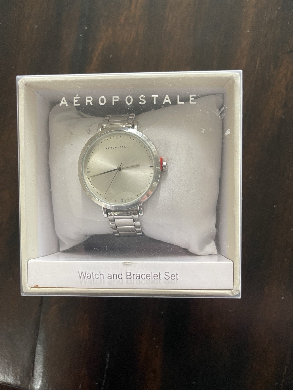 Aeropostale Women’s Watch Silver Stainless Steel Back 8/2018 Battery #LR626