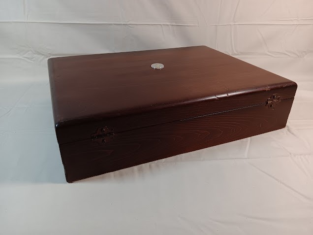 Vintage 12 Slot Custom Watch storage Box With Swiss Watch Face