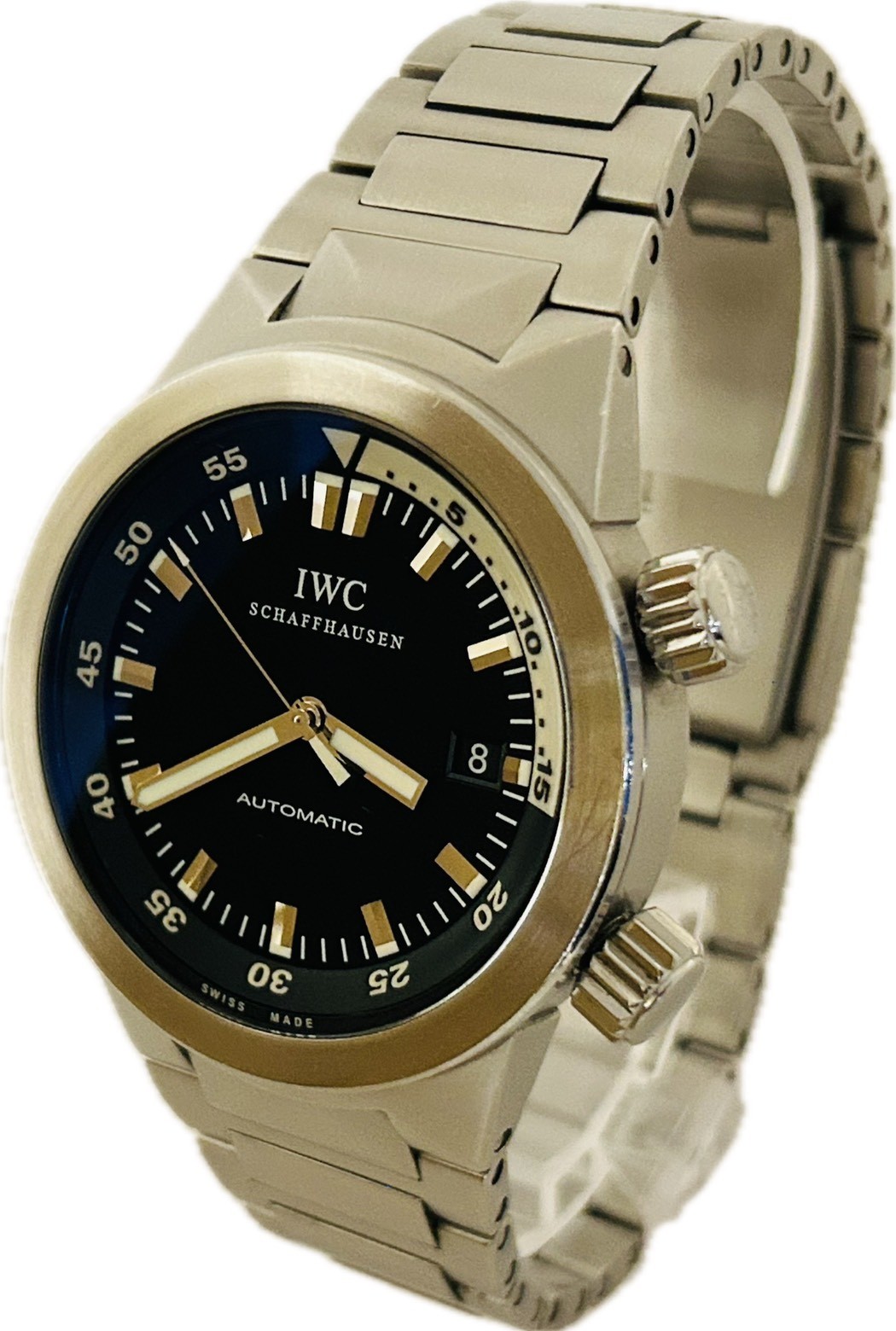 IWC SCHAFFHAUSEN Aquatimer IW354807 Automatic Mens Watch Excellent A6684