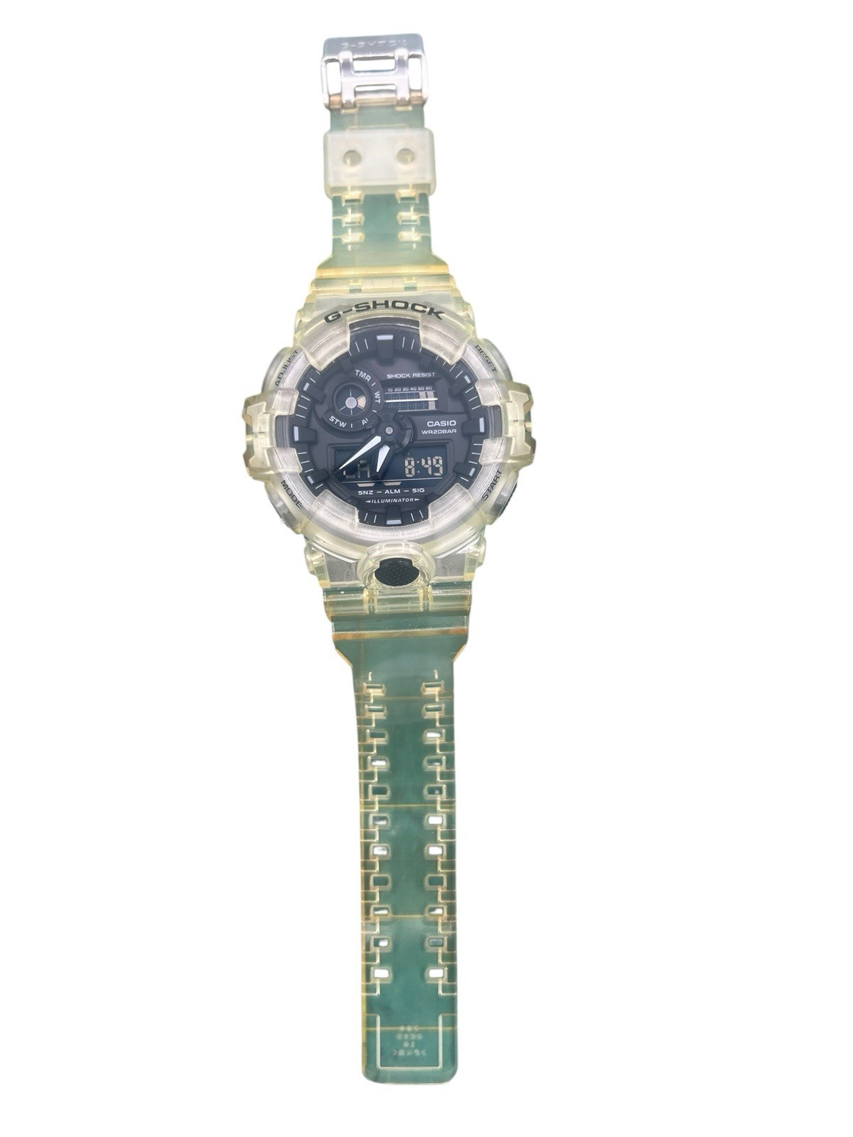 Casio G-Shock Semi-Transparent Skeleton Special Edition Watch GA-700SKE