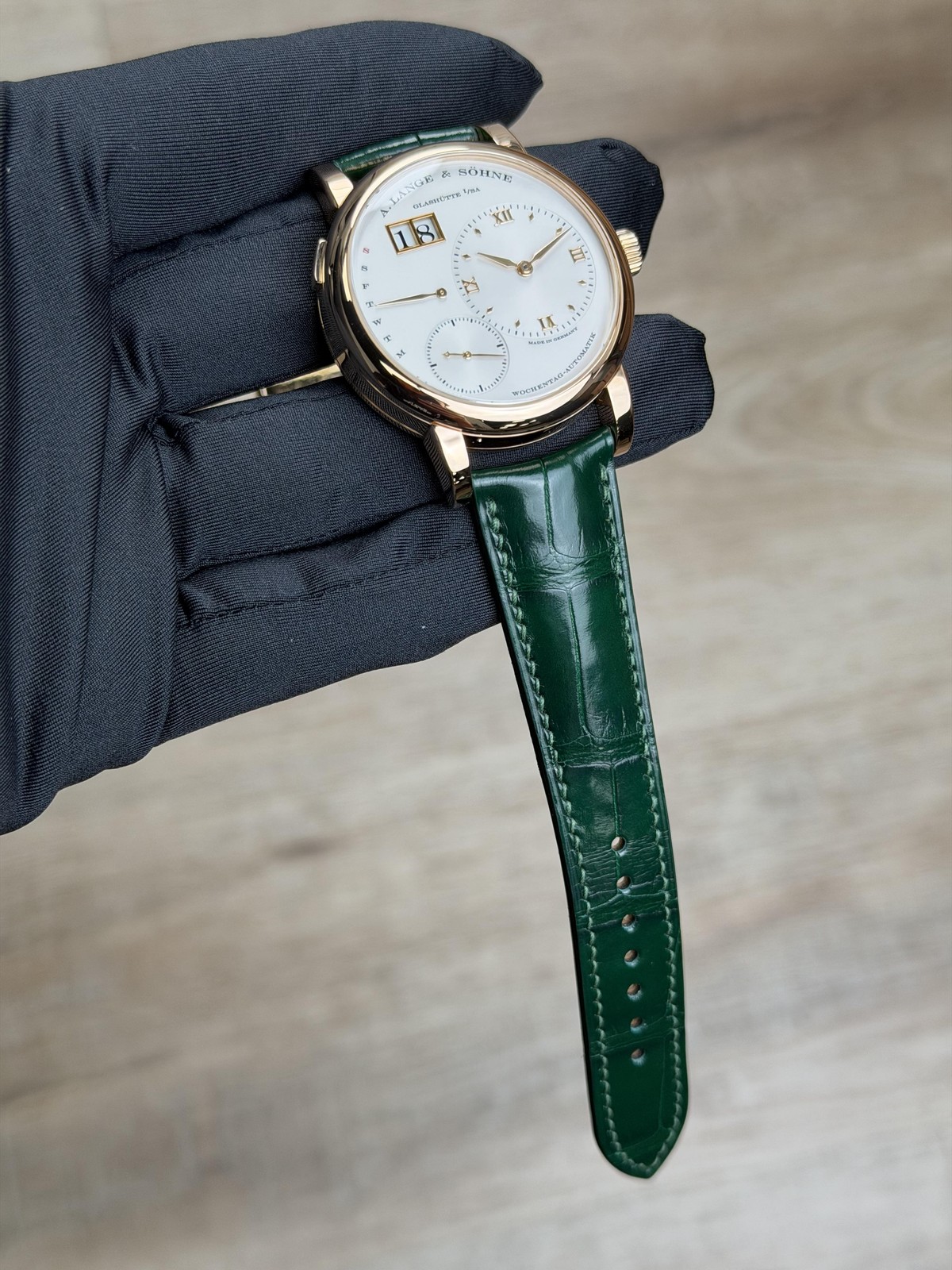 A. Lange & Sohne Lange 1 Daymatic 39.5 Argente Roman Preowned 2013 320.032
