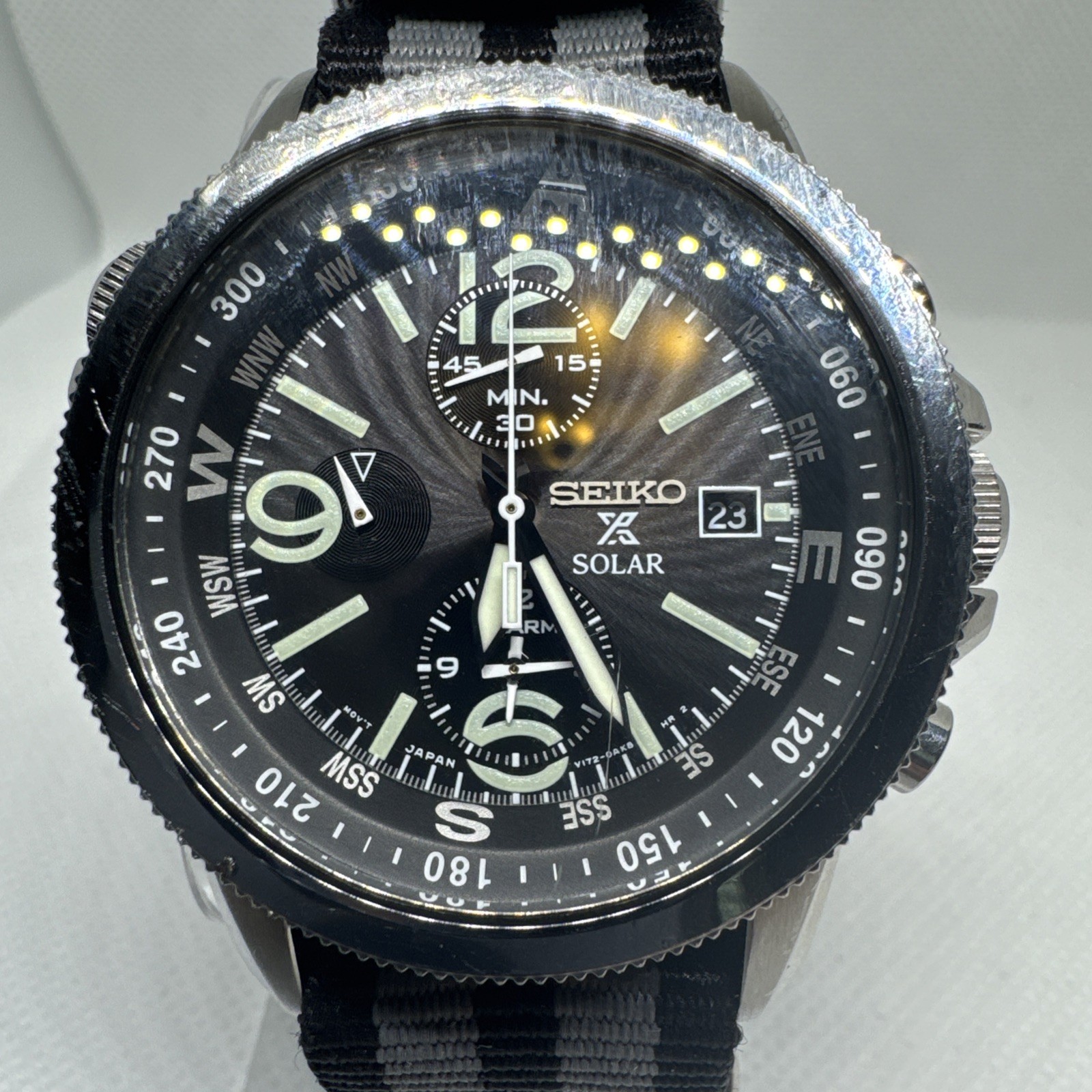 Seiko Mens Adventure Solar Classic Casual Watch – SSC081