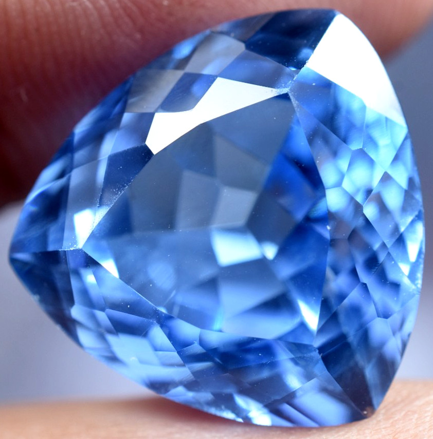 Natural 21.25 Ct Namibia Jeremejevite Flawless Certified Stunning Loose Gemstone