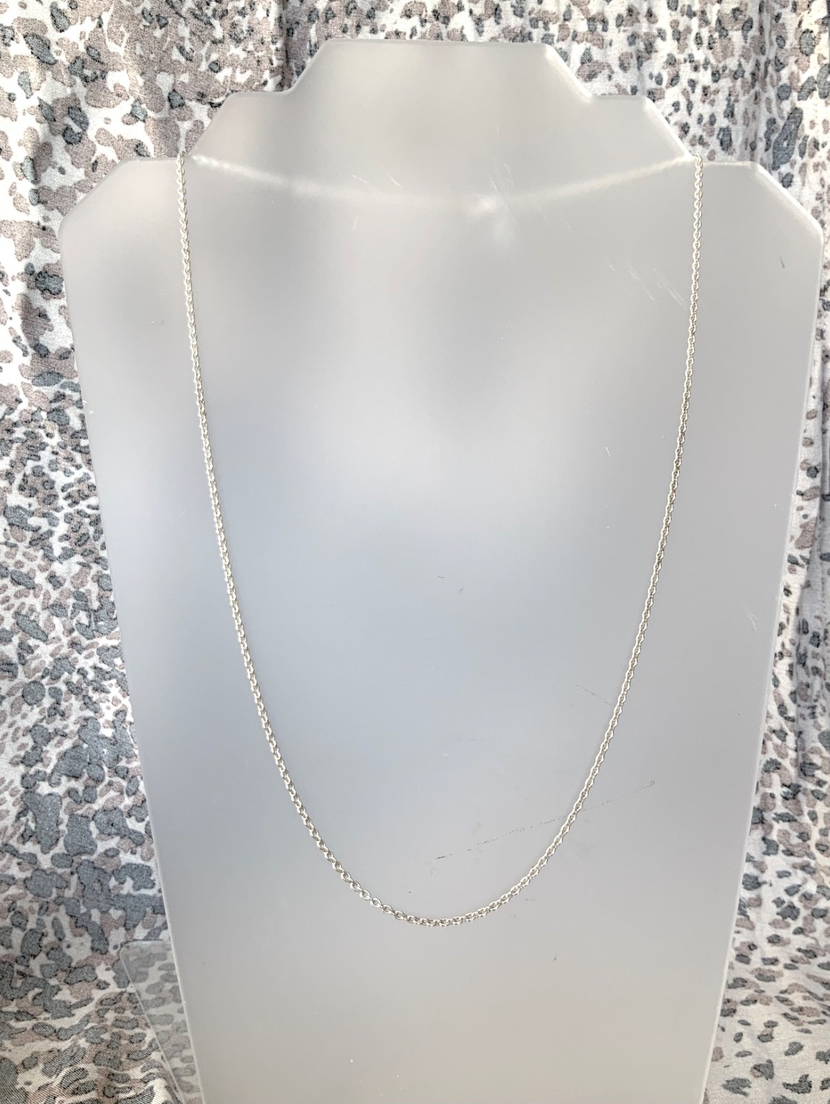Pandora ALE 60cm sterling silver cable link chain necklace with logo tag