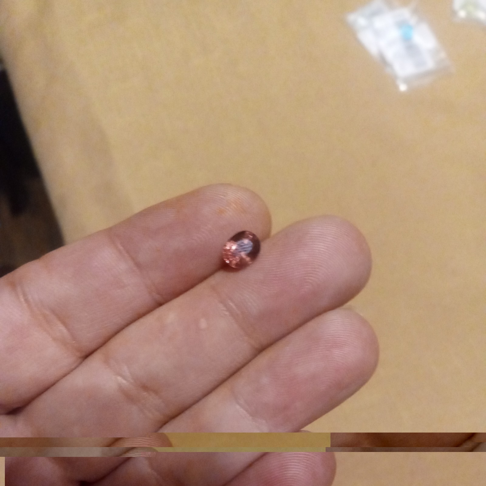 1.32 ct natural color change garnet cushion pinkish purple to reddish orange 😍