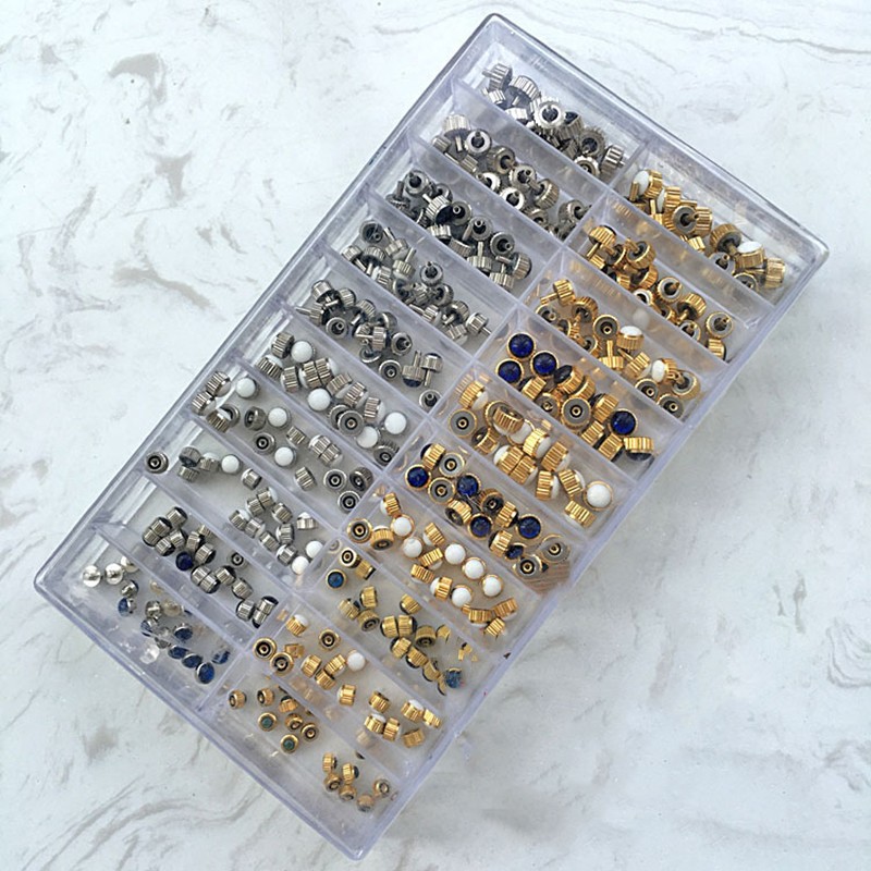 Copper Mixed 3-5mm Quartz & Mechanical Watch Crown Tube Repairing Tool