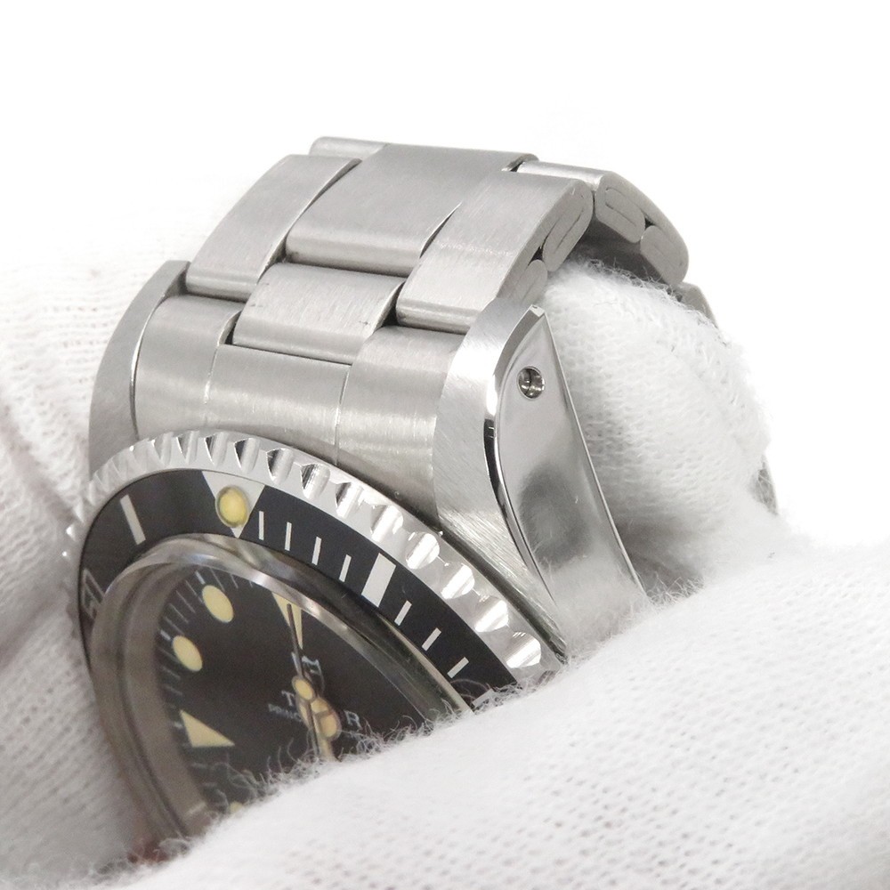 TUDOR Prince Oyster Date Submariner 39.5mm Stainless Steel Black Dial 79090