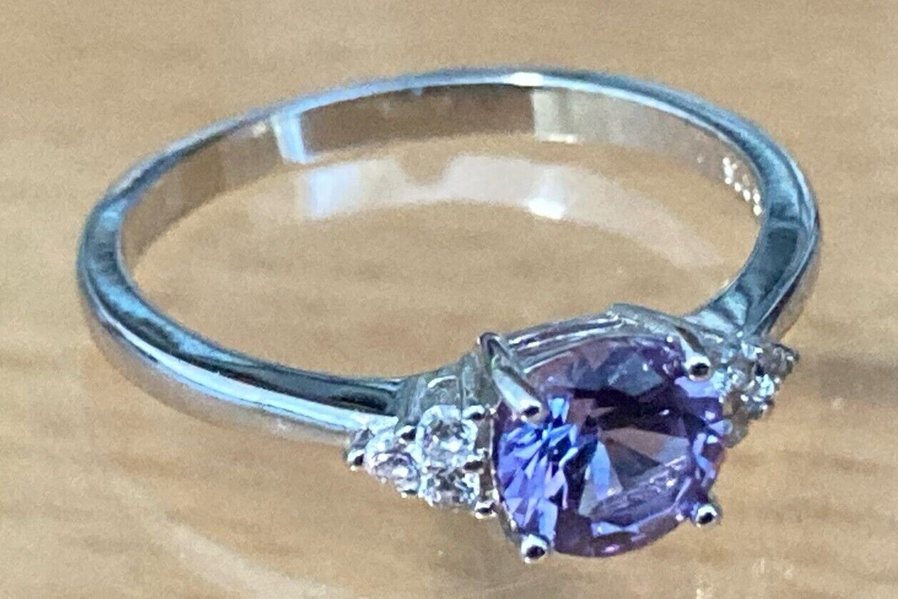 Sapphire & Ruby Rings Solid Silver 14k Gold or Rhodium Finish Sizes 6 to 10 US