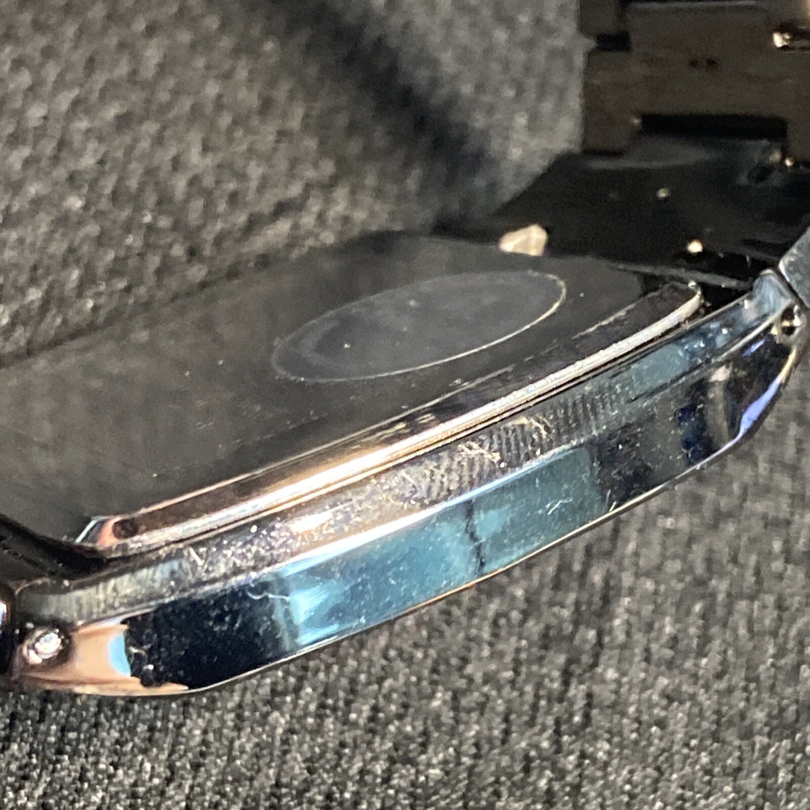 Sinobi Vtg 1996 Modernist Dial Watch Stainless Steel S919G Works