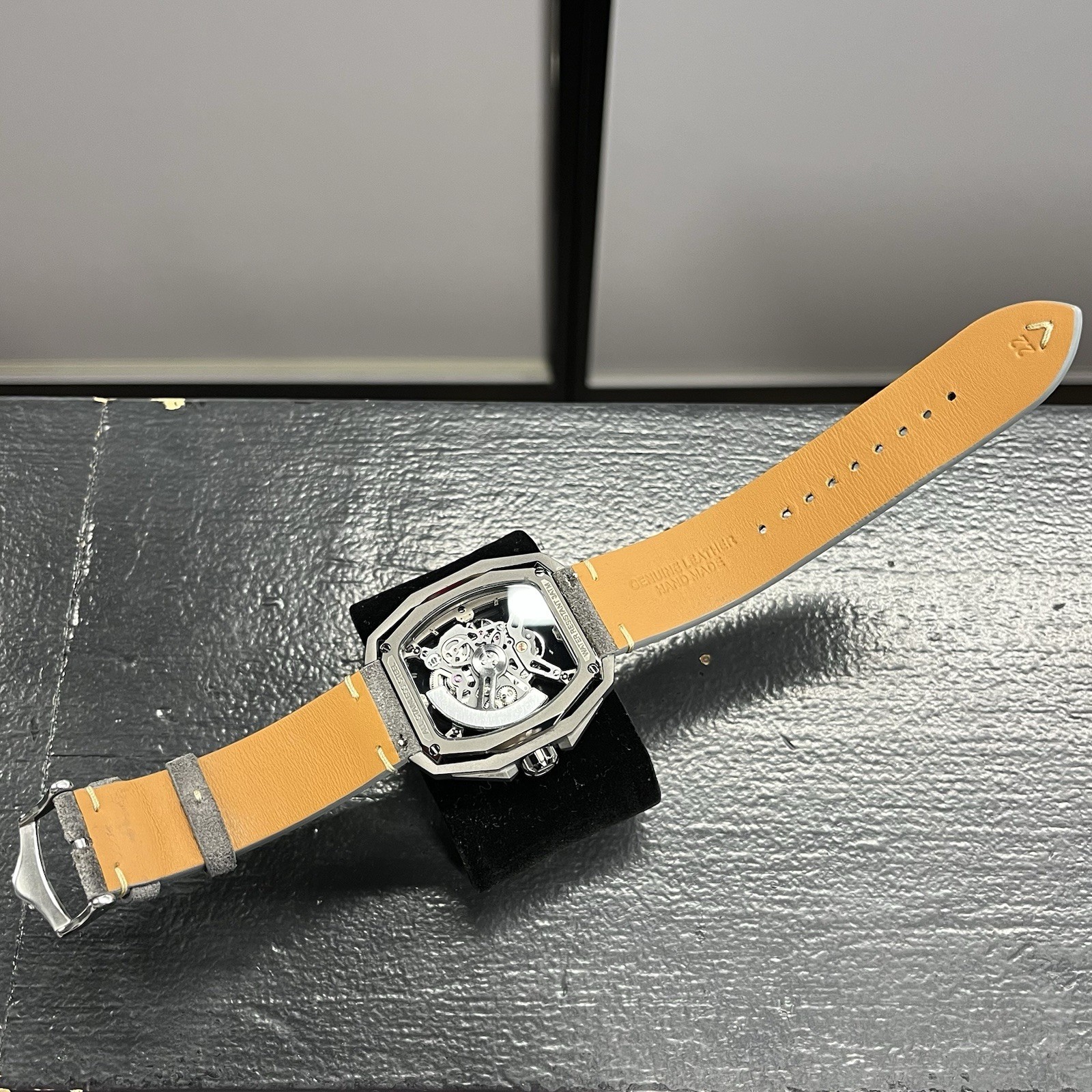 CIGA Design Z Series Hunter Automatic Skeleton Watch Carbon Stainless Steel