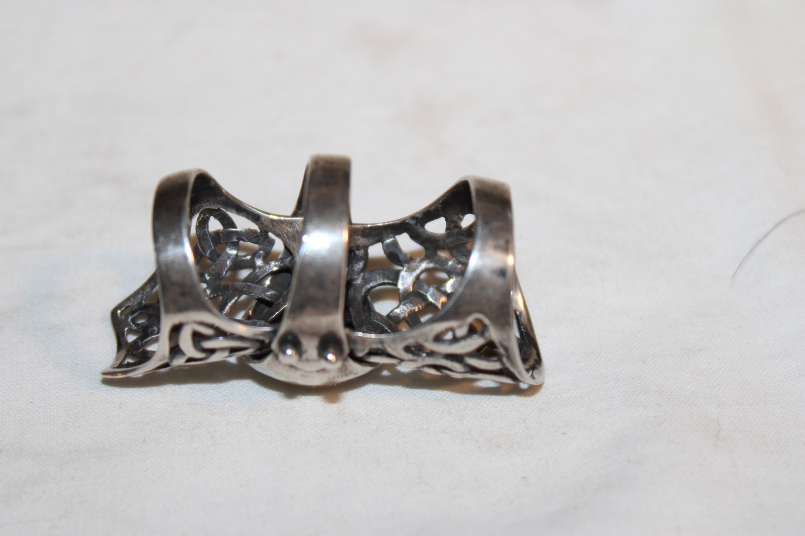 Vintage Full Finger Armor Joint Knuckle Men Women 925 Sterling Silver Ring