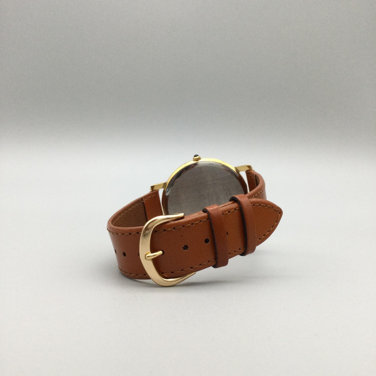 Royal Salute 21 Year Whiskey Mens Watch 36mm Dual Time Brown Leather New Battery