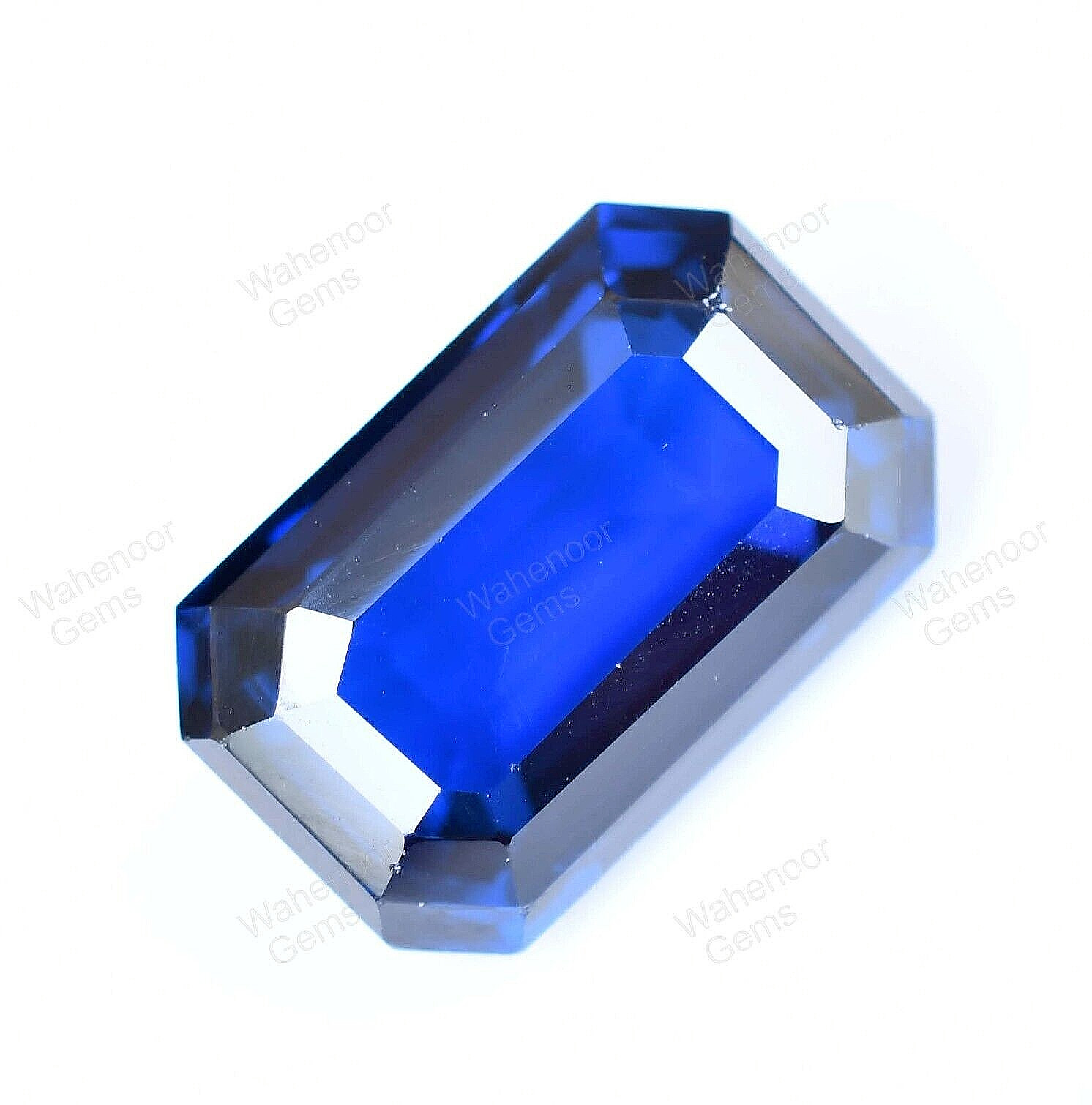 D’ Block Natural Tanzanite 20.00 Ct Blue Emerald Cut Certified Huge Gemstone