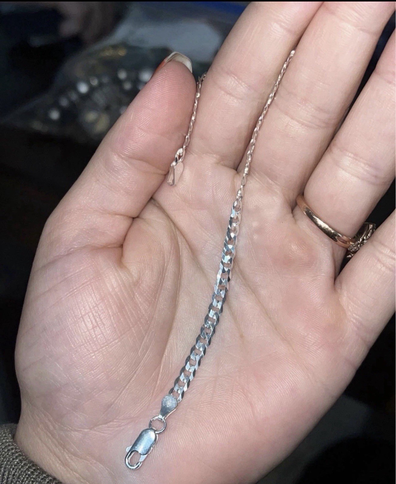 Sterling Silver Chain And Bracelet